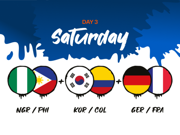 Pack Day 3 : Saturday 14 March